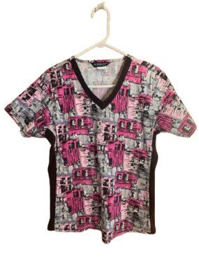 Nu Dimension Scrub Top Size Small (D53)